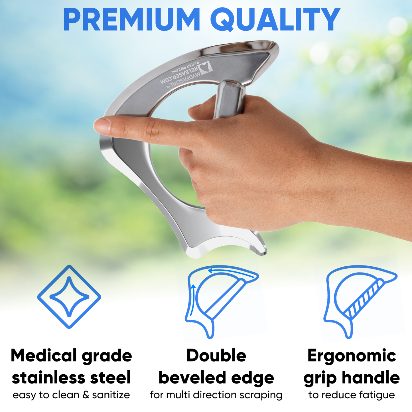 (Ergo Tool) Professional Muscle Scraper - Patented IASTM Massage Tool ...