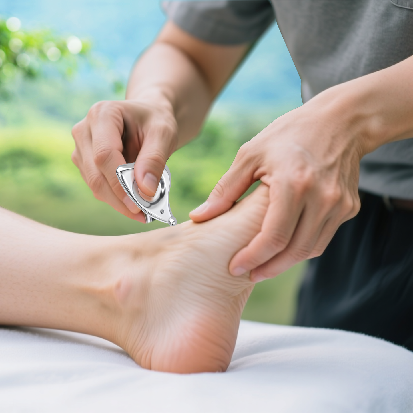 (Micro Tool) Professional Muscle Scraper - Patented IASTM Massage Tool for Physical Therapy, GuaSha Tool for Body Myofascial Release - Medical Grade 304 Stainless Steel